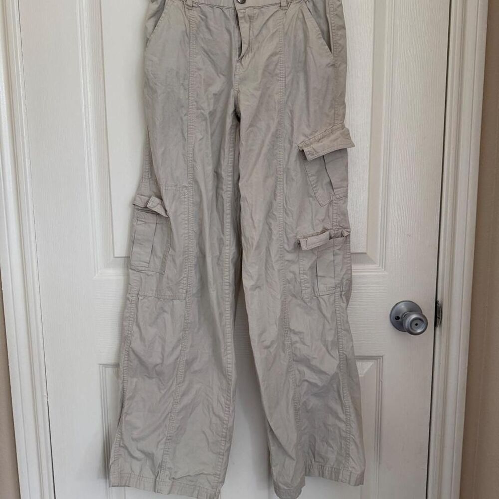Pacsun Women's Cream and Tan Trousers